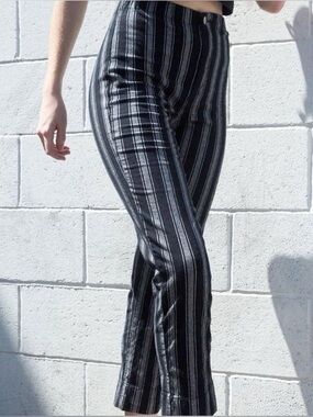 Brandy Melville Tilden Black Striped Pants